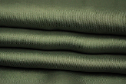 Tissu twill cupro - kaki - photo 2/4 | So Tissus