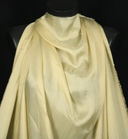 Tissu twill cupro - beige - photo 3/4 | So Tissus