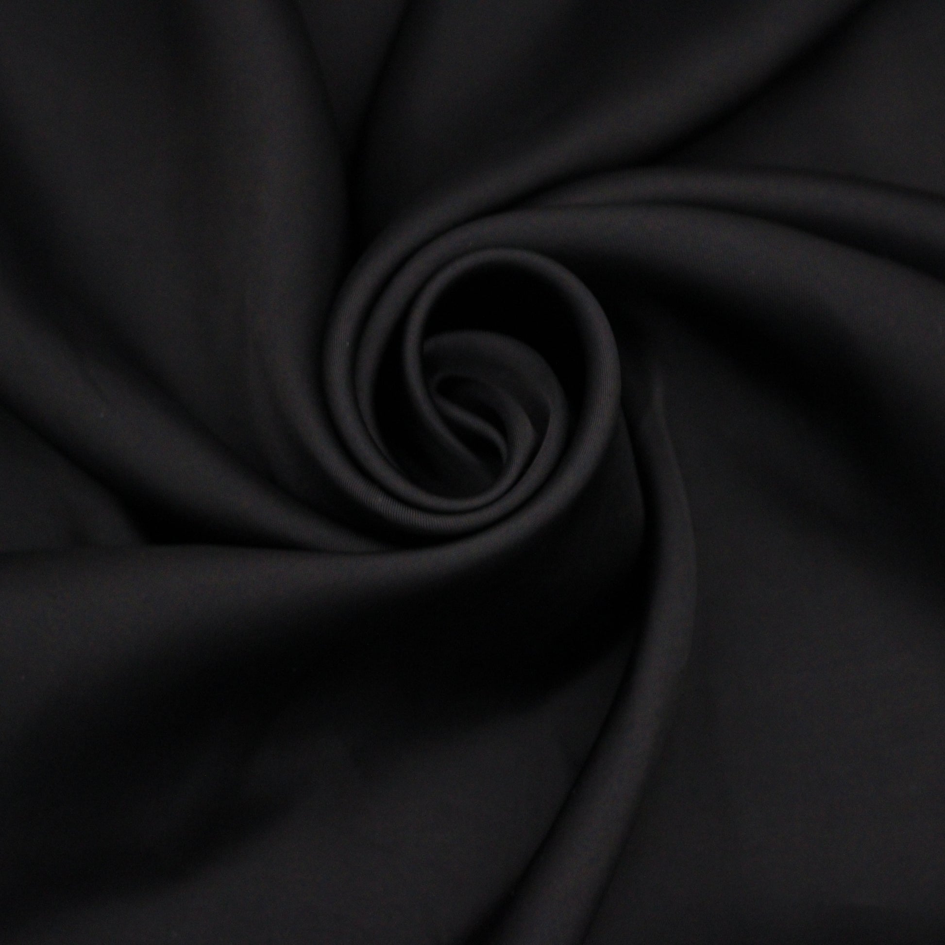 Tissu twill cupro - noir - photo 1/4 | So Tissus
