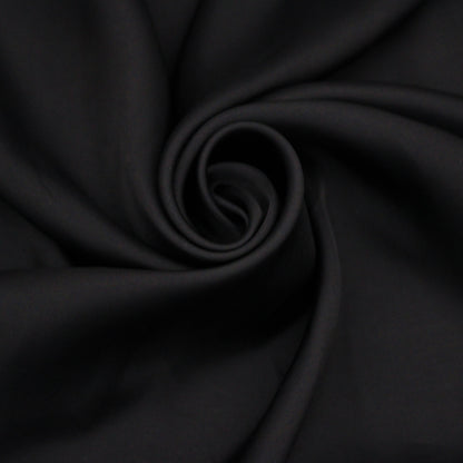 Tissu twill cupro - noir - photo 1/4 | So Tissus