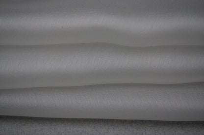 Tissu mousseline de soie satiné - blanc - photo 2/4 | So Tissus