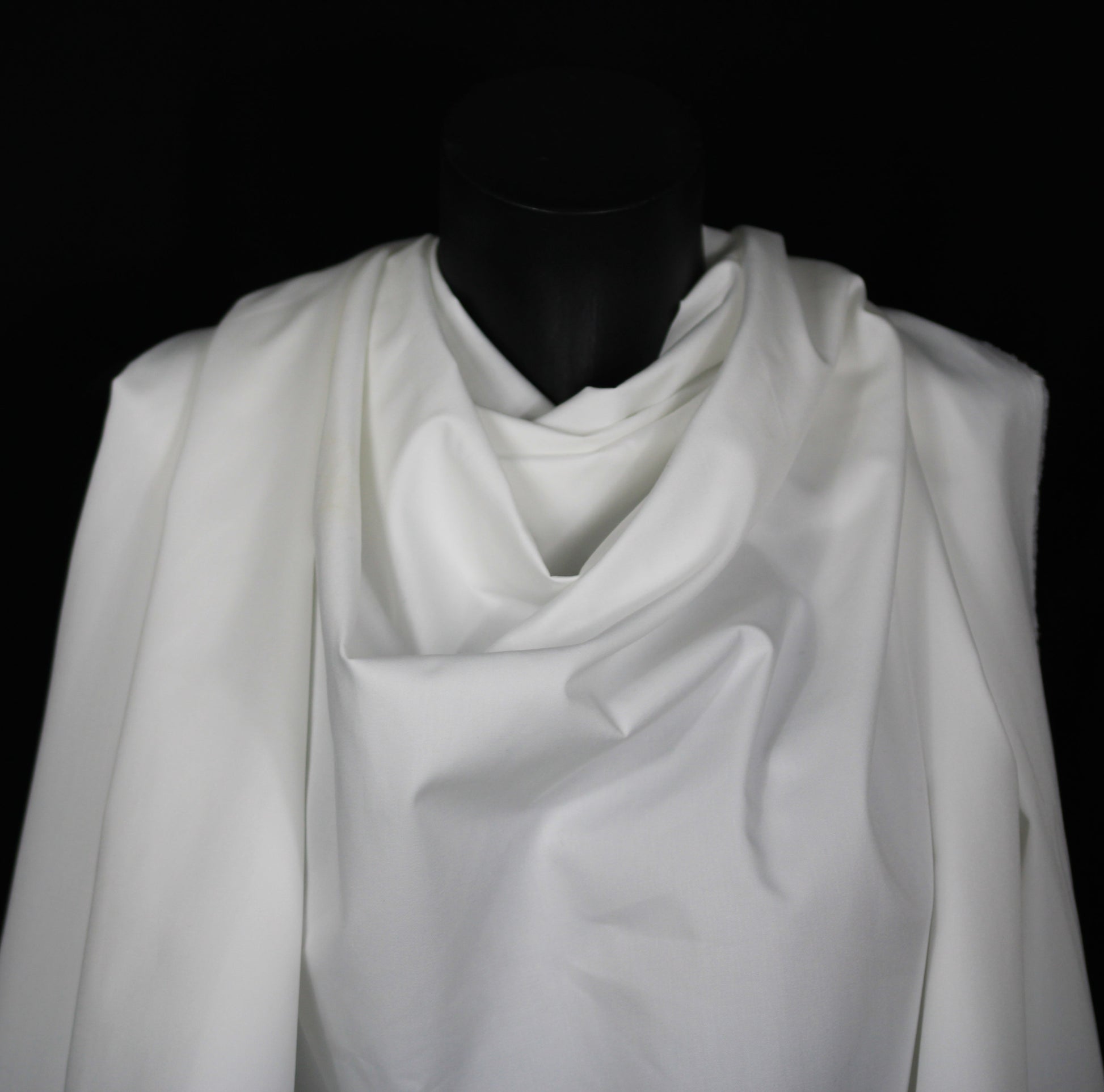 Tissu gabardine de coton prestige- blanc - photo 3/4 | So Tissus