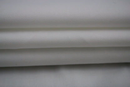 Tissu gabardine de coton prestige- blanc - photo 2/4 | So Tissus