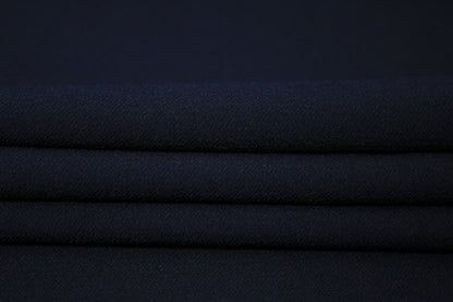 Tissu crêpe texturé - bleu marine - photo 2/4 | So Tissus