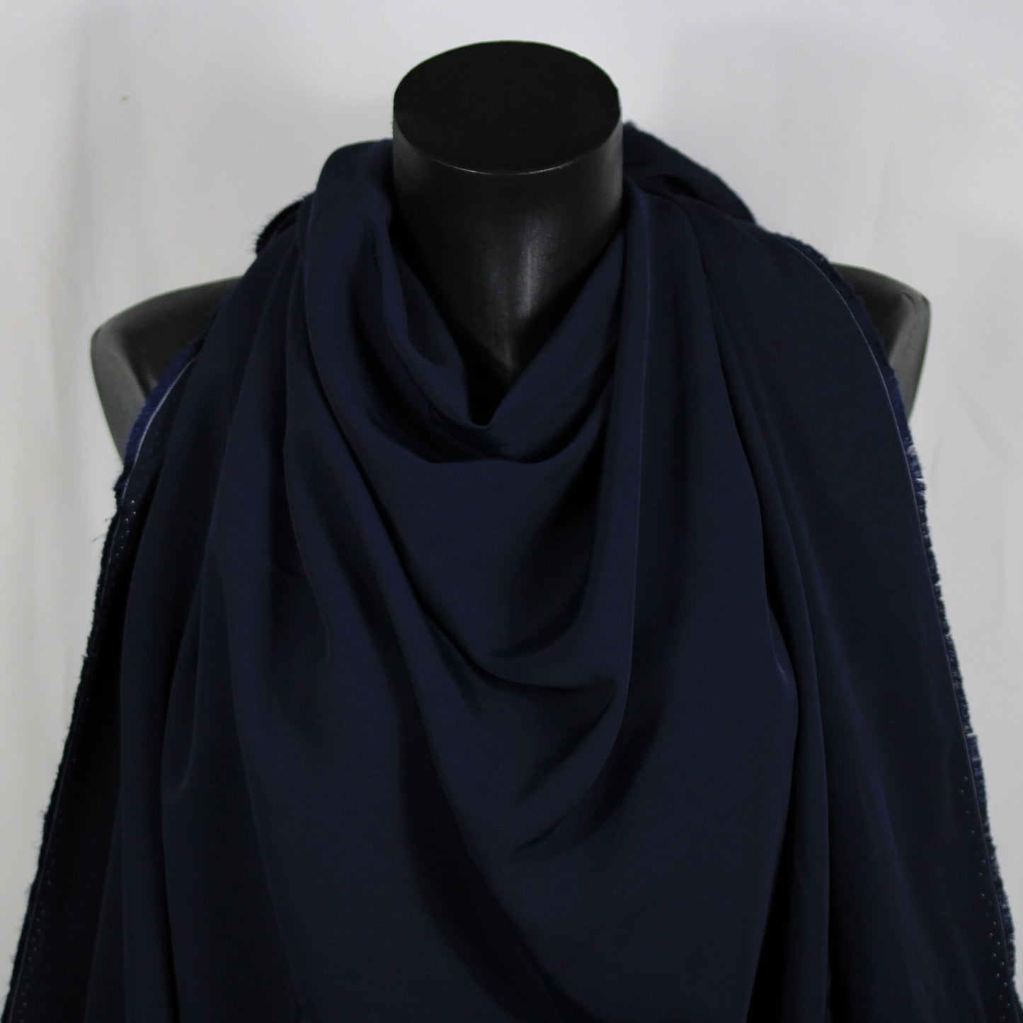 Tissu ottoman - bleu marine - photo 3/4 | So Tissus