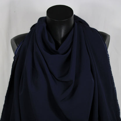 Tissu ottoman - bleu marine - photo 3/4 | So Tissus