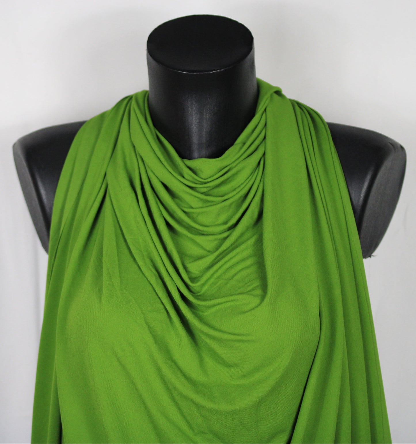 Tissu jersey fluide - vert