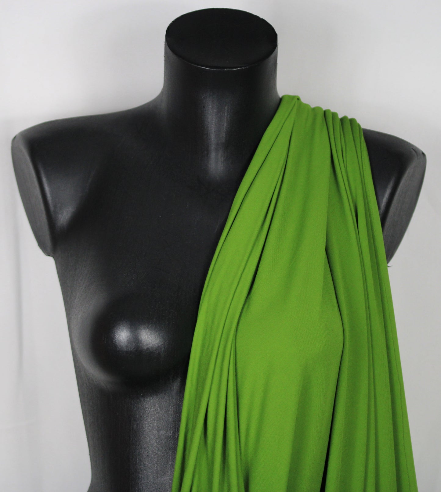 Tissu jersey fluide - vert