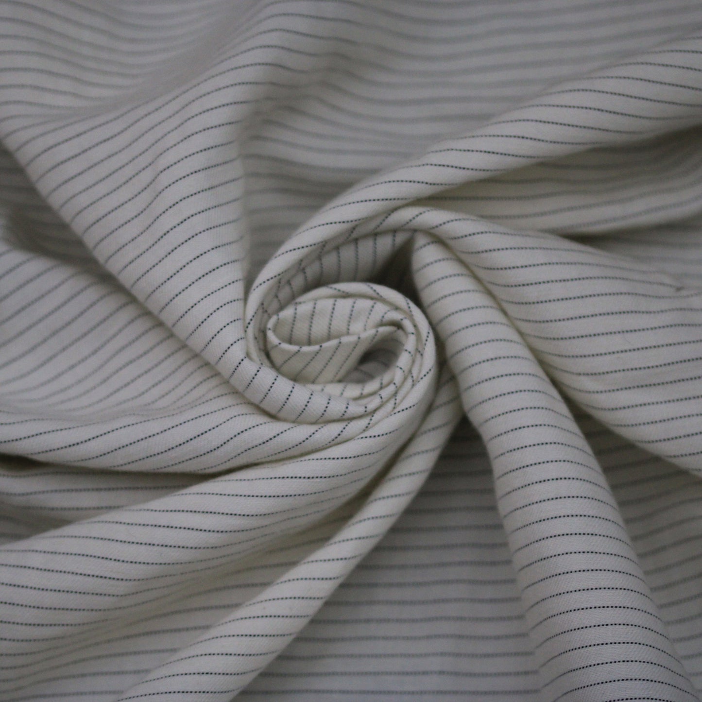 Fabric twill cotton and linen - white