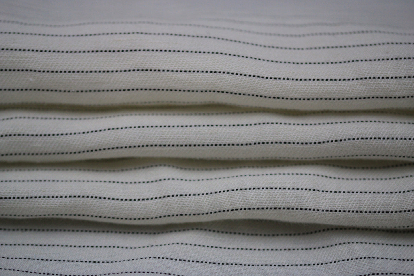 Fabric twill cotton and linen - white