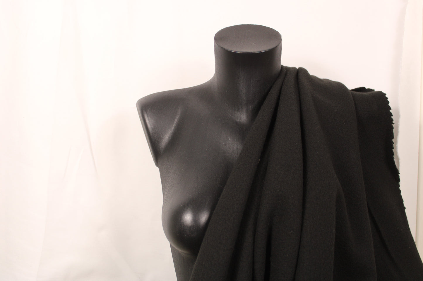 Tissu drap de laine - marron foncé - photo 2/3 | So Tissus