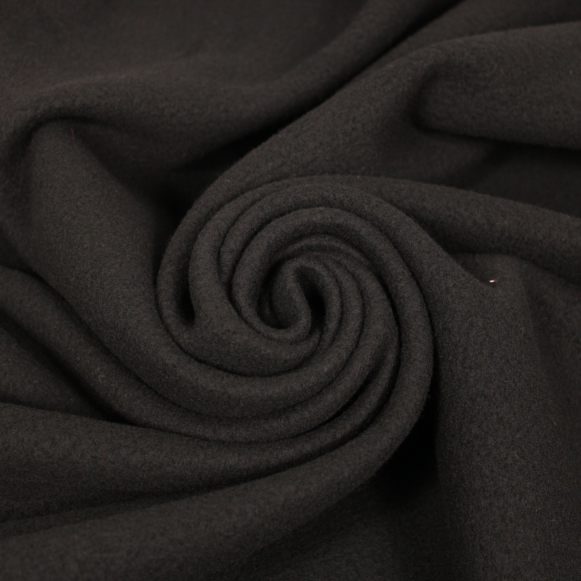 Tissu drap de laine - marron foncé - photo 1/3 | So Tissus