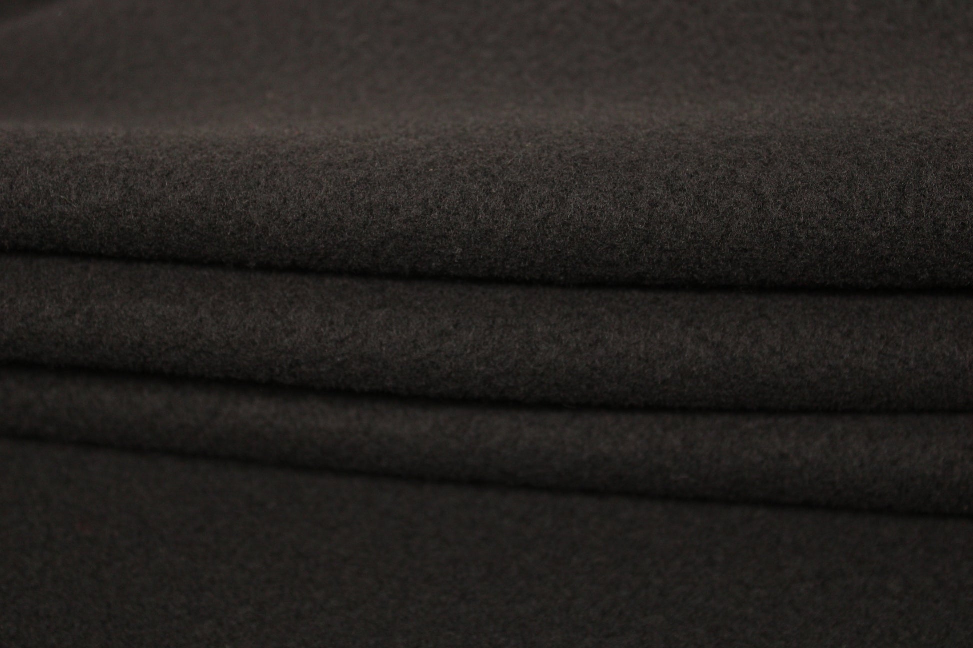 Tissu drap de laine - marron foncé - photo 3/3 | So Tissus