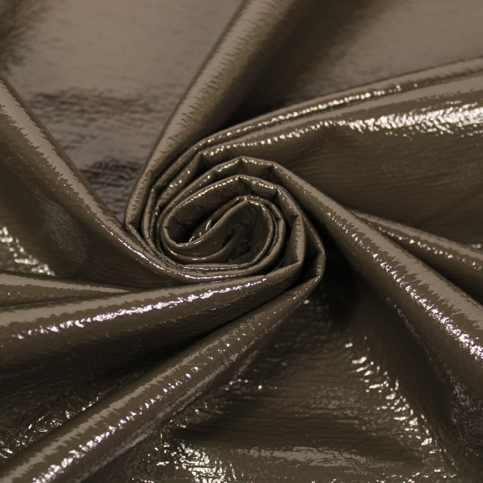 Tissu vinyle - kaki foncé - photo 1/4 | So Tissus