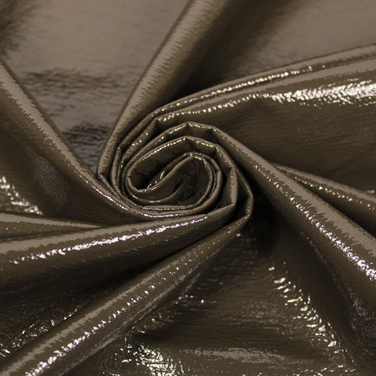 Tissu vinyle - kaki foncé - photo 1/4 | So Tissus