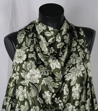 Stoff satin de Seide - curcuma