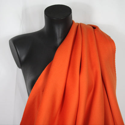 Stoff drap de Wolle und cachemire - schwarz