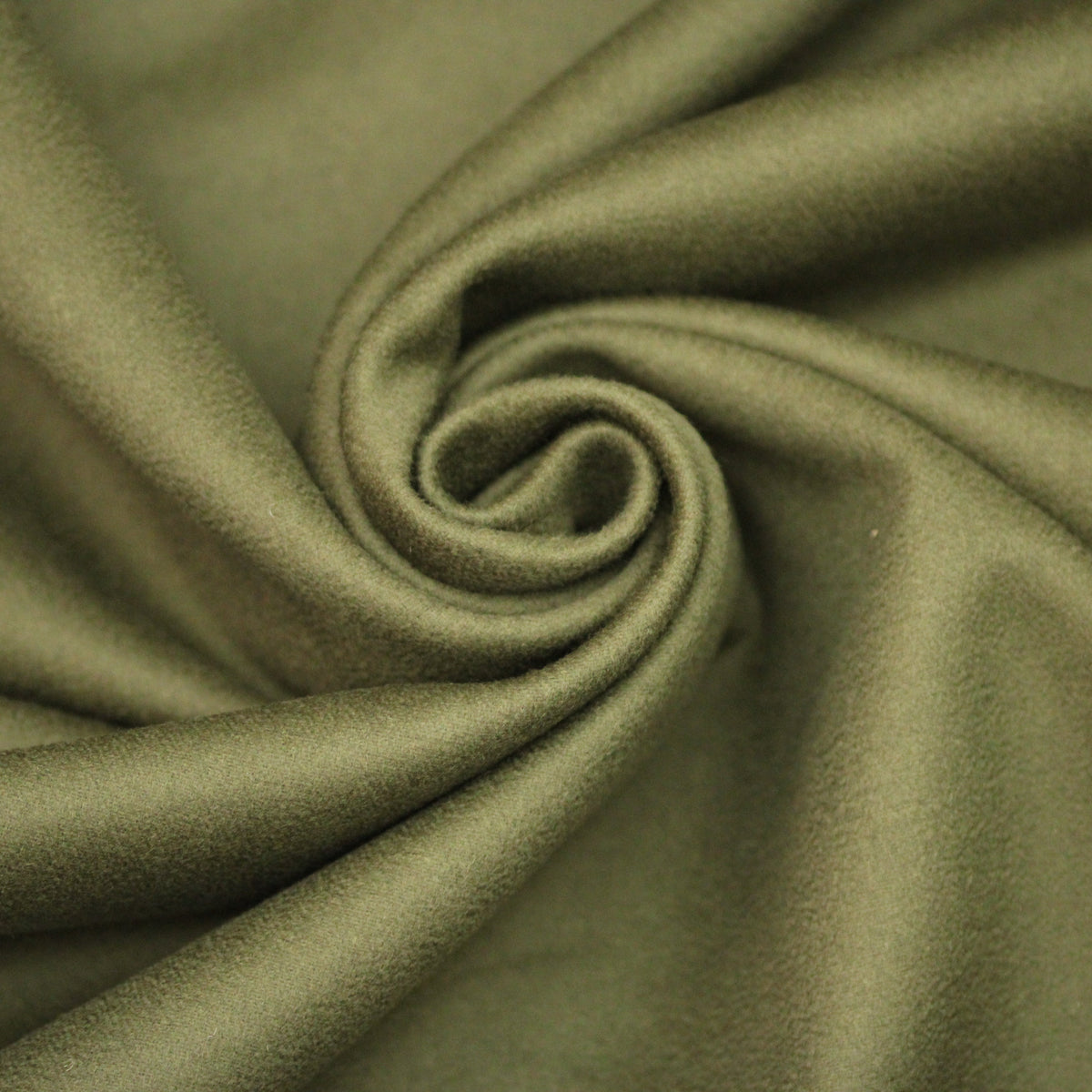 Stoff drap de Wolle und cachemire - schwarz