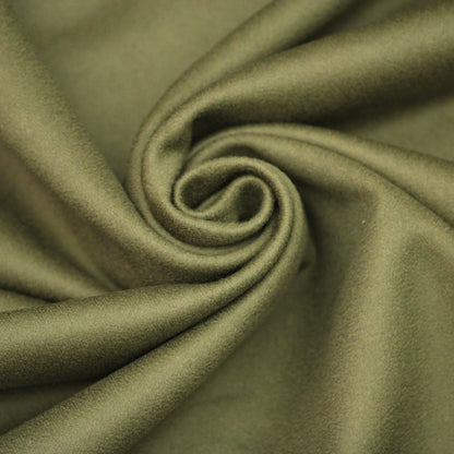 Stoff drap de Wolle und cachemire - schwarz