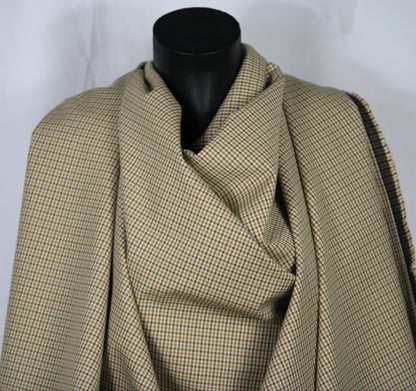 Wasserdichter Gabardine-Stoff – Khakigrau