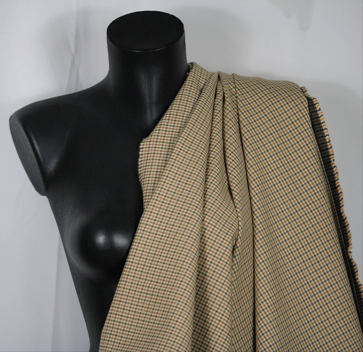 Wasserdichter Gabardine-Stoff – Khakigrau