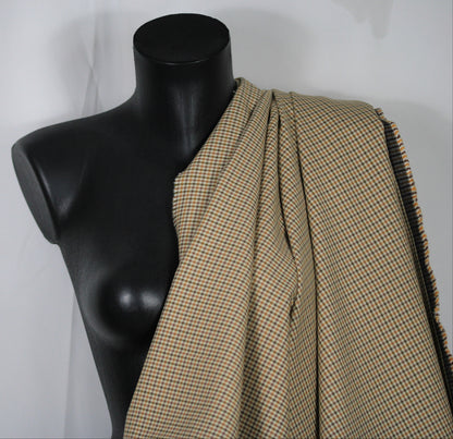 Wasserdichter Gabardine-Stoff – Khakigrau