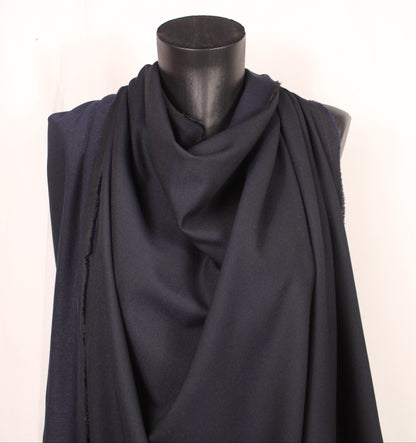 Tissu sergé viscose - bleu marine - photo 3/3 | So Tissus