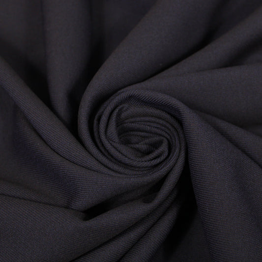 Tissu sergé viscose - bleu marine - photo 1/3 | So Tissus