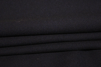 Tissu sergé viscose - bleu marine - photo 2/3 | So Tissus