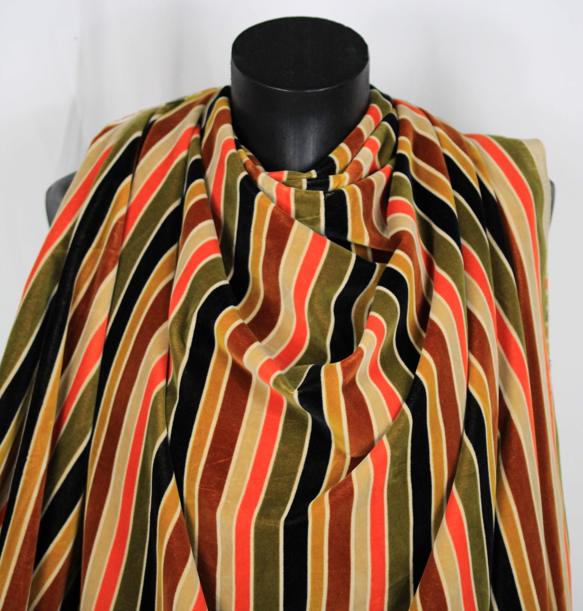 Fabric velvet smooth prestige  - black