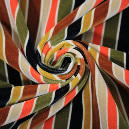 Fabric velvet smooth prestige  - black