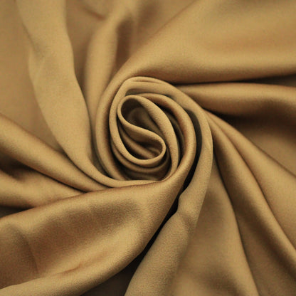 Tissu crêpe envers satin japonais - beige