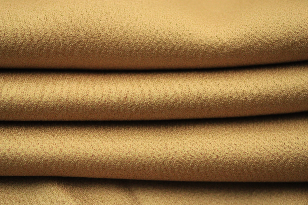 Tissu crêpe envers satin japonais - beige