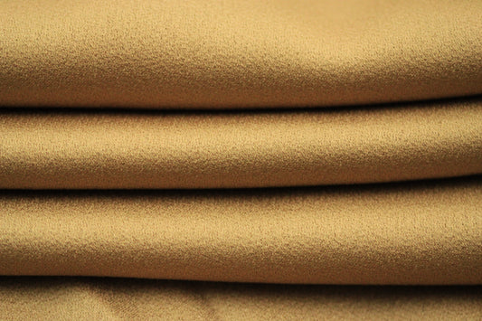 Tissu crêpe envers satin japonais - beige