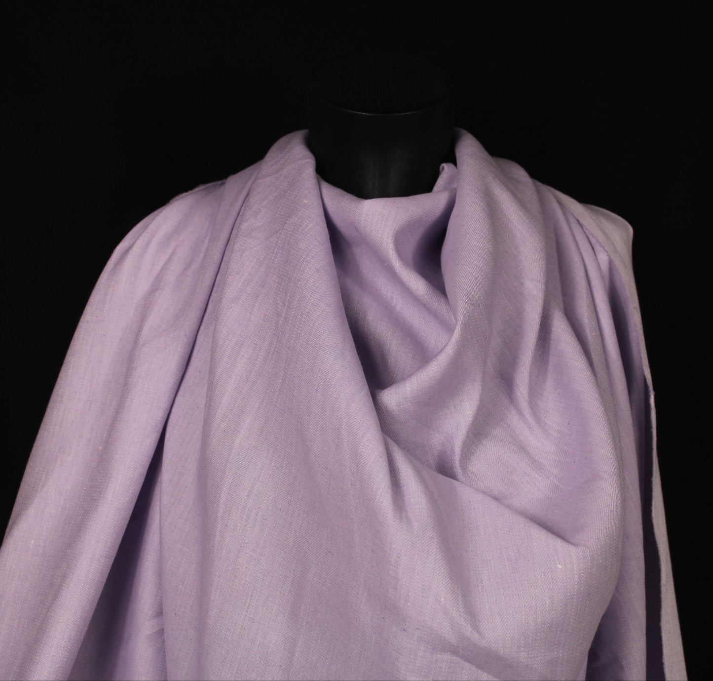 Tissu lin viscose - parme - photo 4/4 | So Tissus