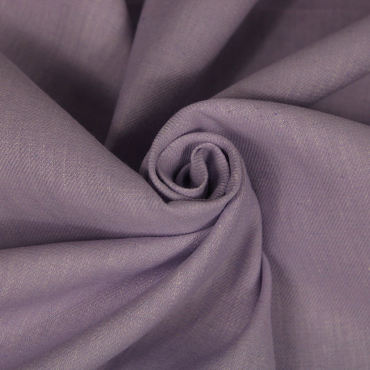 Tissu lin viscose - parme - photo 1/4 | So Tissus