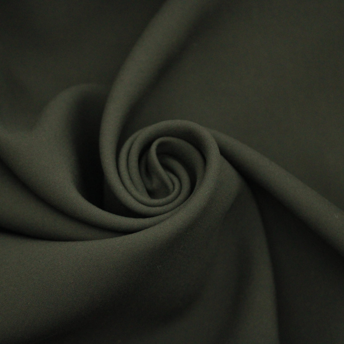 Tissu double crêpe prestige - marron foncé