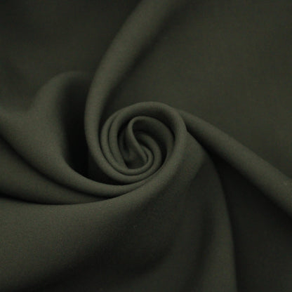 Tissu double crêpe prestige - marron foncé