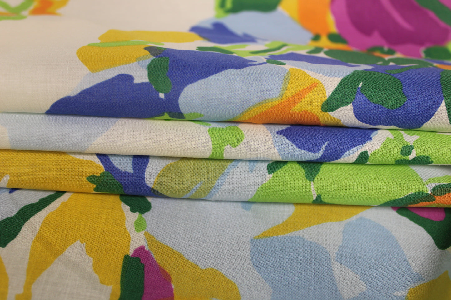Tissu voile de coton - imprimé grandes fleurs - photo 2/4 | So Tissus