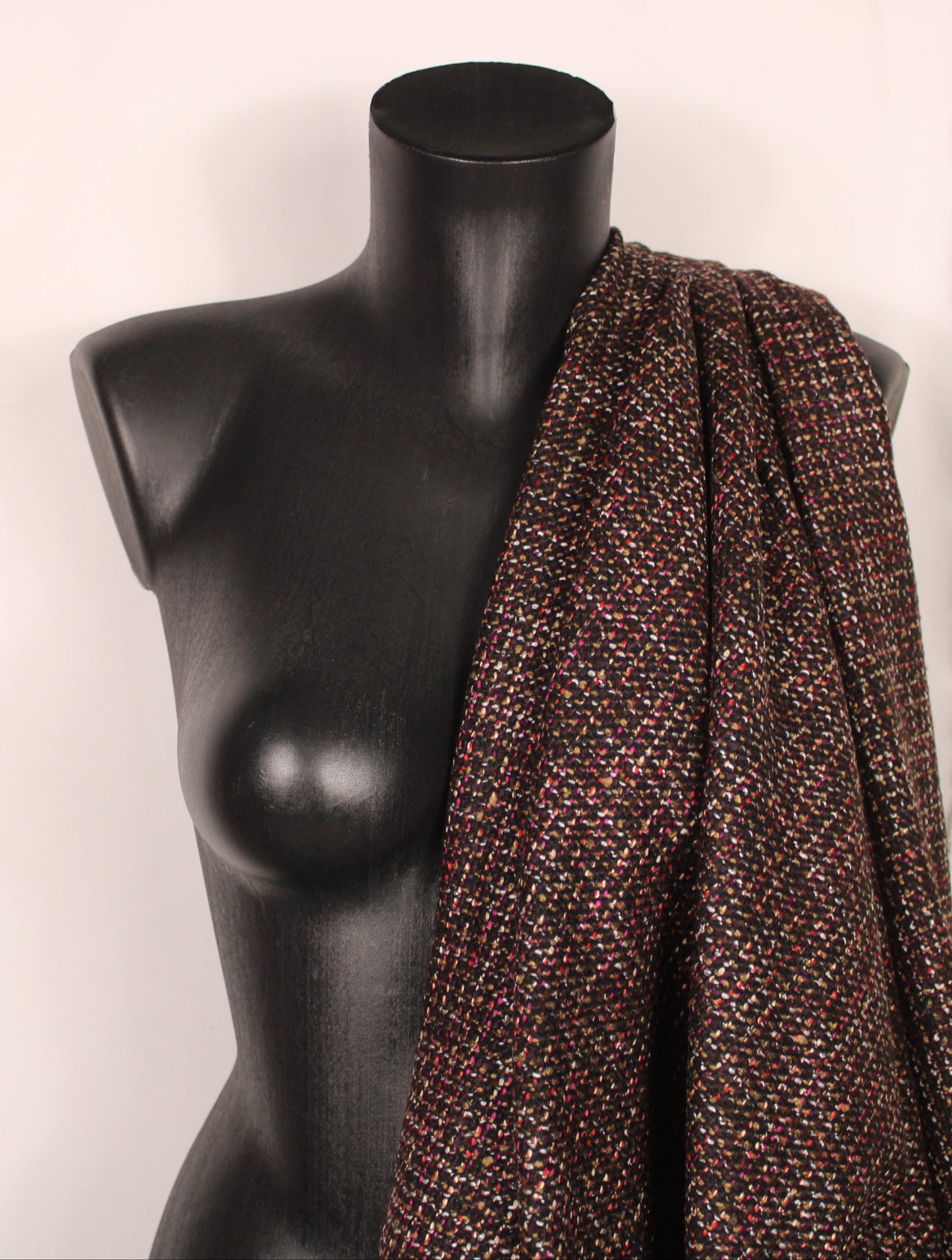 Tissu tweed de laine - moucheté - photo 3/4 | So Tissus