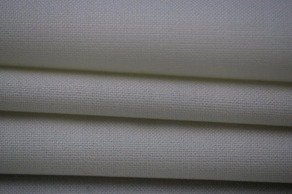 Tissu crêpe de laine - blanc cassé