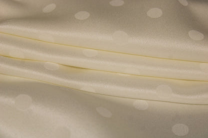 Tissu satin de soie - à pois - blanc - photo 2/4 | So Tissus