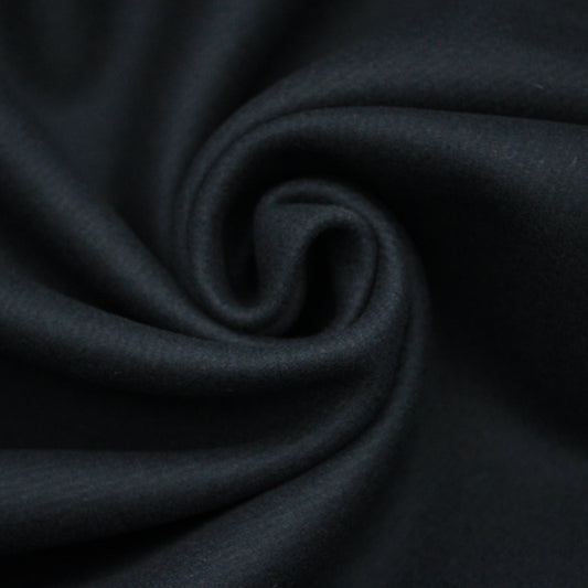 Tissu drap de laine double face - bleu marine