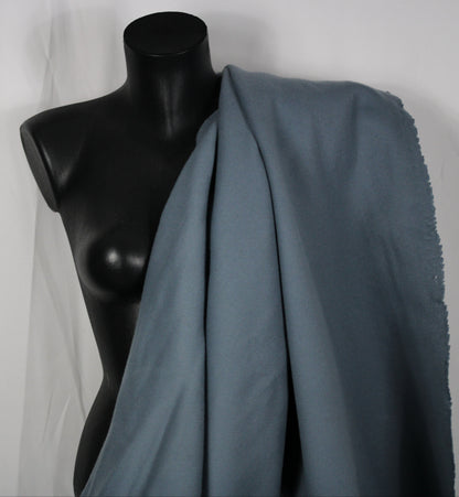 Stoff drap de Wolle und cachemire - schwarz