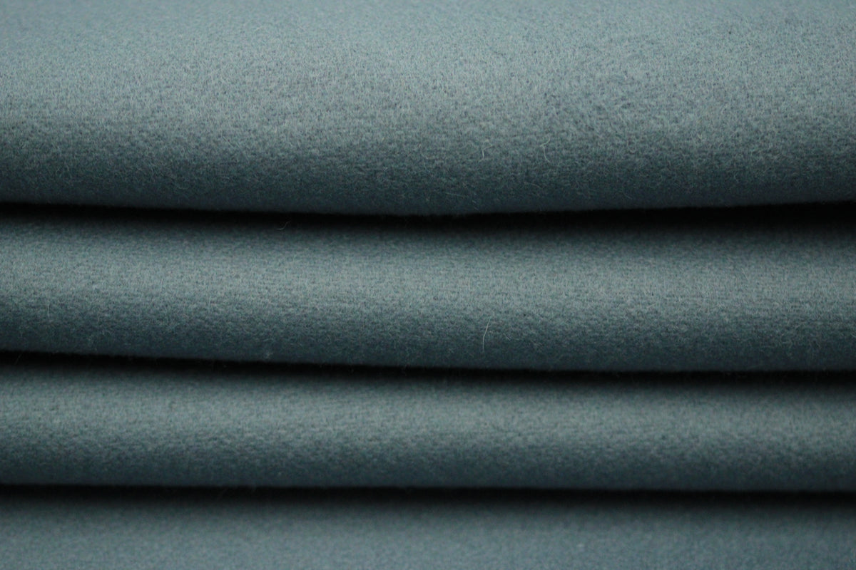 Stoff drap de Wolle und cachemire - schwarz