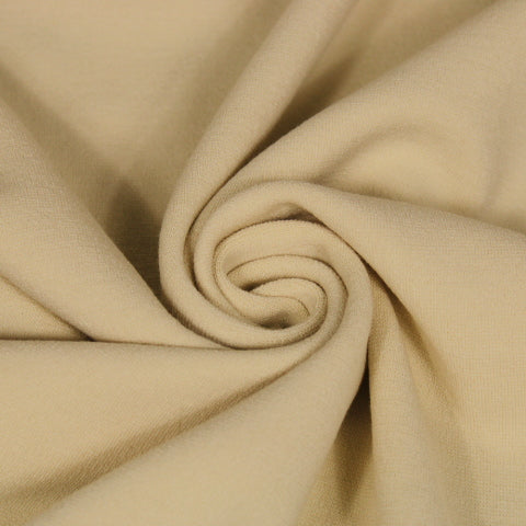 Tissu jersey de laine épais - écru - photo 1/4 | So Tissus