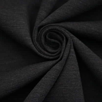 Tissu jersey de laine - gris anthracite