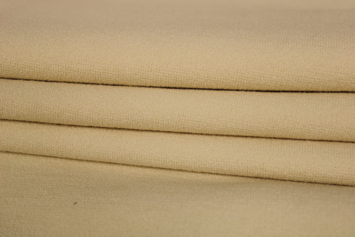 Tissu jersey de laine épais - écru - photo 2/4 | So Tissus