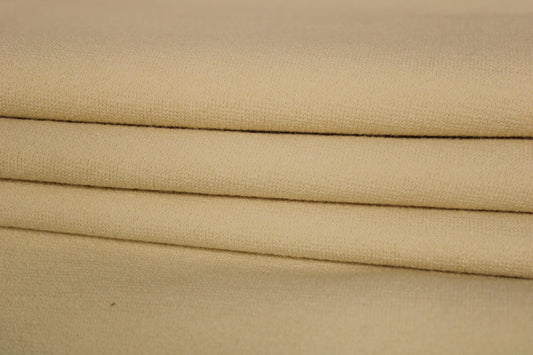 Tissu jersey de laine épais - écru - photo 2/4 | So Tissus
