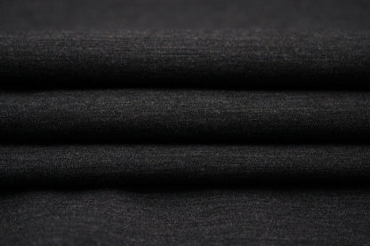 Tissu jersey de laine - gris anthracite